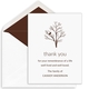 Bird in a Tree Flat Sympathy Note Cards Image 1 of 3